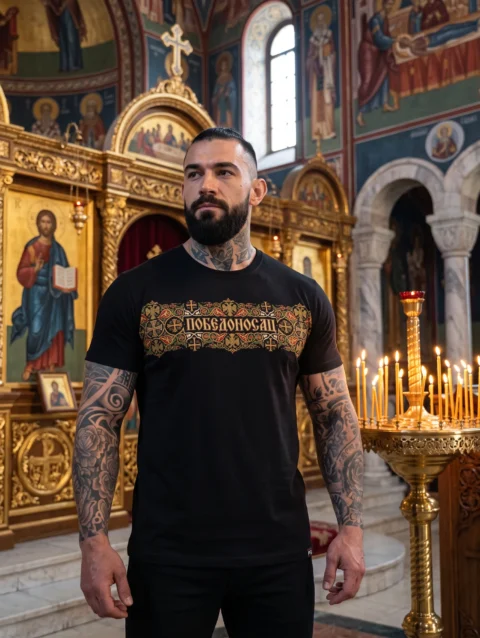 Свети Георгије Победоносац црна мајица